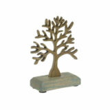 Inart Διακοσμητικό Δέντρο από Μέταλλο Gold 11x5x15cm