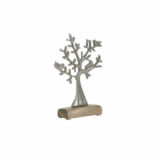 Inart Διακοσμητικό Δέντρο από Μέταλλο Ασημί/Natural 22x5x33cm